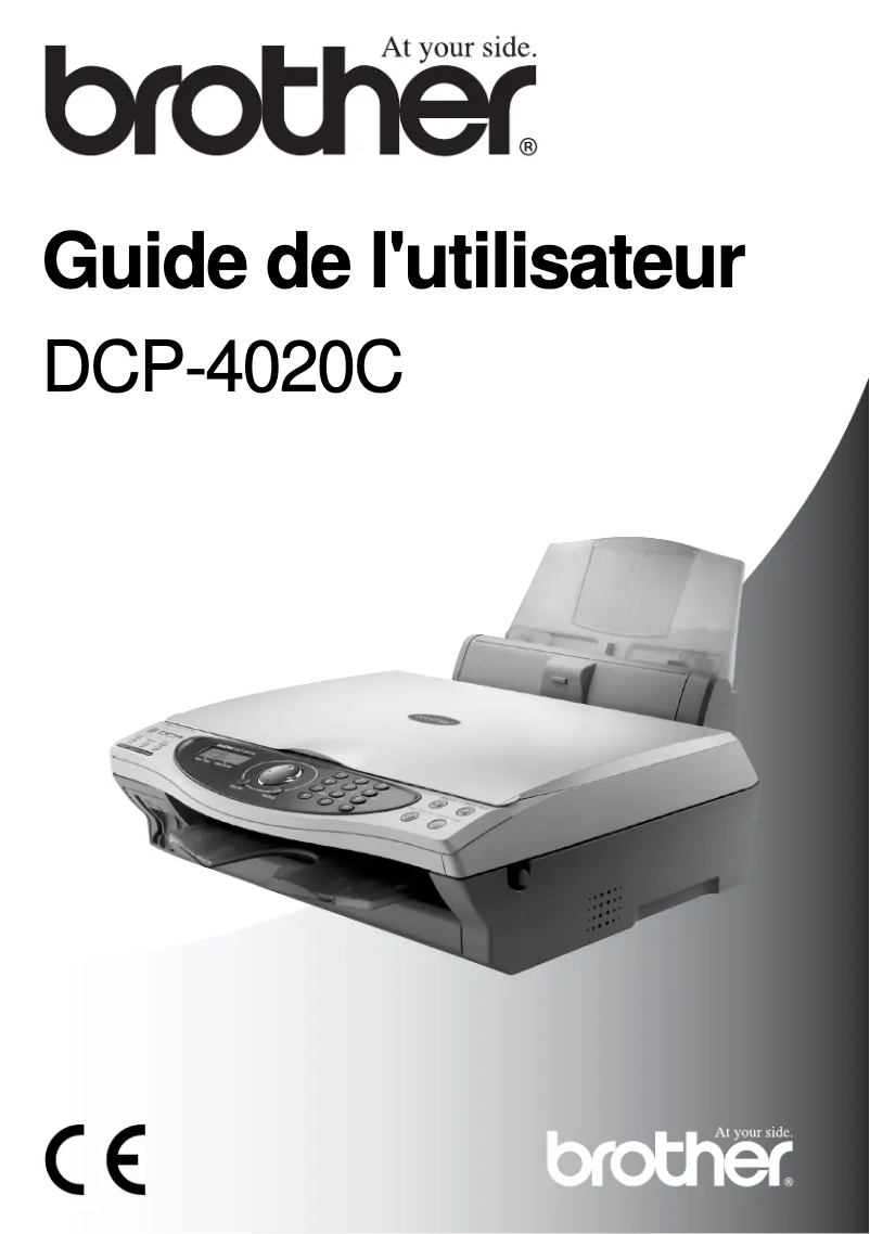 Page 1 de la notice Manuel utilisateur Brother DCP-4020C