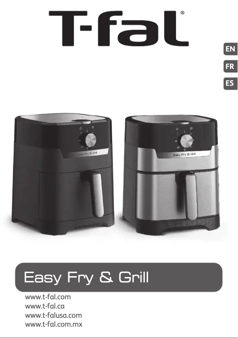 Page n°1 - Manuel utilisateur Tefal Easy Fry & Grill EY501D