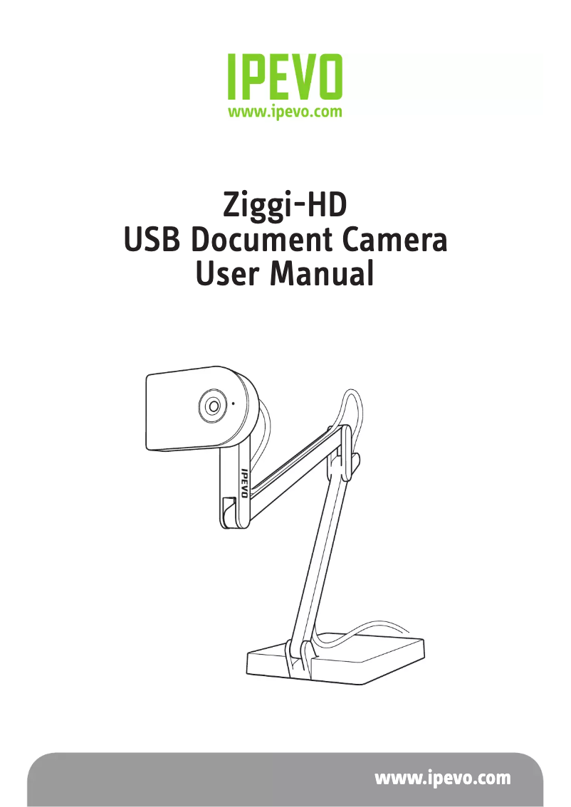 Page 1 de la notice Manuel utilisateur Ipevo Ziggi-HD