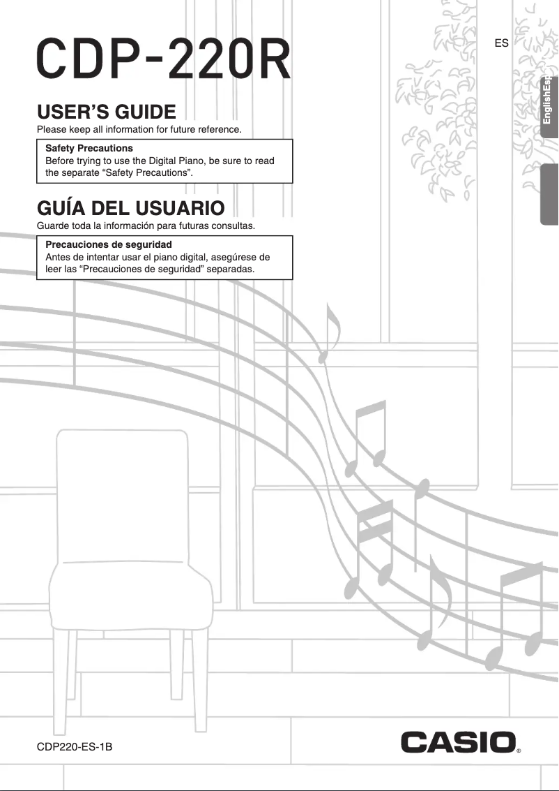 Image de la première page du manuel de l'appareil CDP-220