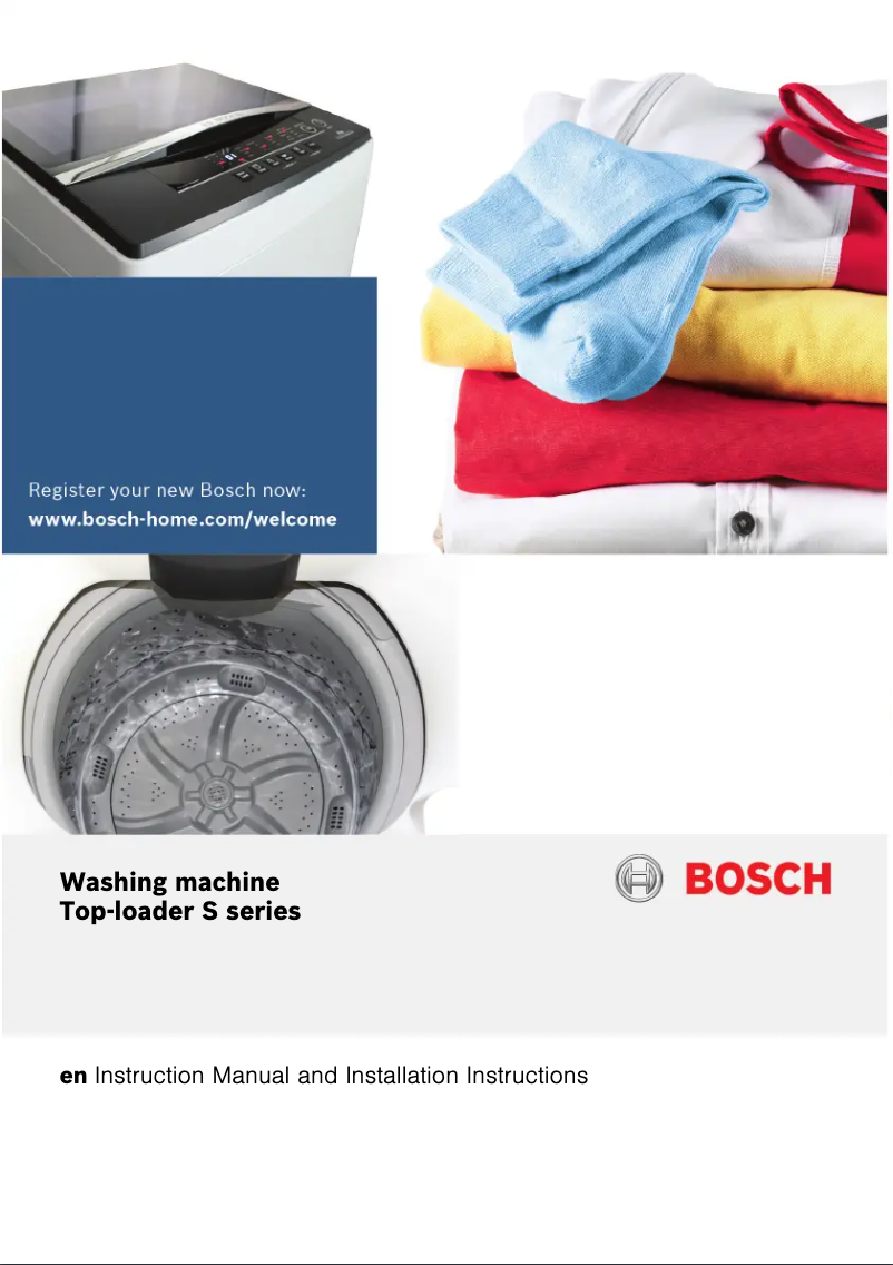 Page n°1 - Manuel utilisateur Bosch WOE135W0ZA