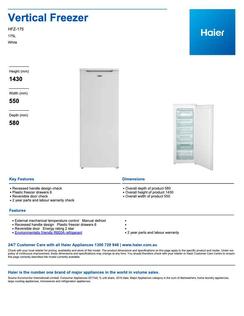 Image de la première page du manuel de l'appareil HFZ-175