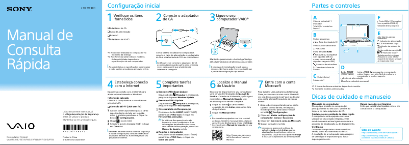 Page n°1 - Manuel utilisateur Sony Vaio SVF15325CBB