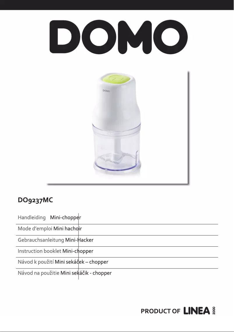 Page 1 de la notice Manuel utilisateur Domo DO9237MC