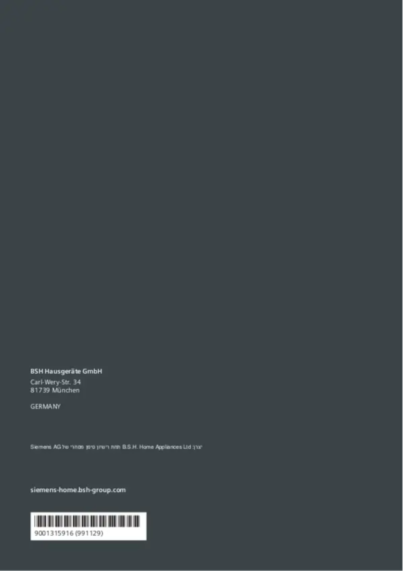 Image de la première page du manuel de l'appareil HB537GBW0Y