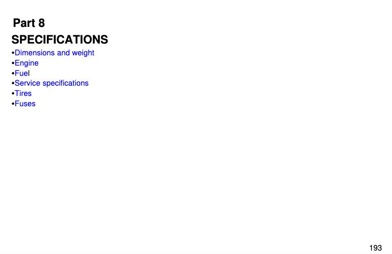 Image de la première page du manuel de l'appareil RAV4 (1997)