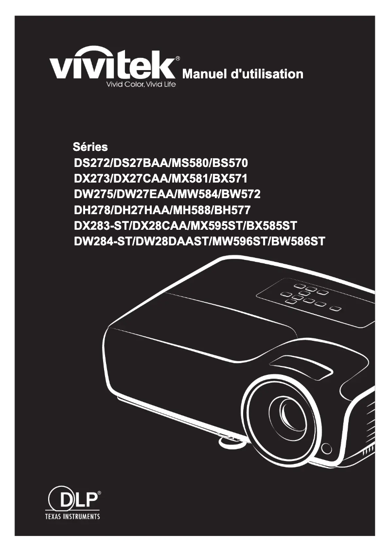 Image de la première page du manuel de l'appareil DW275