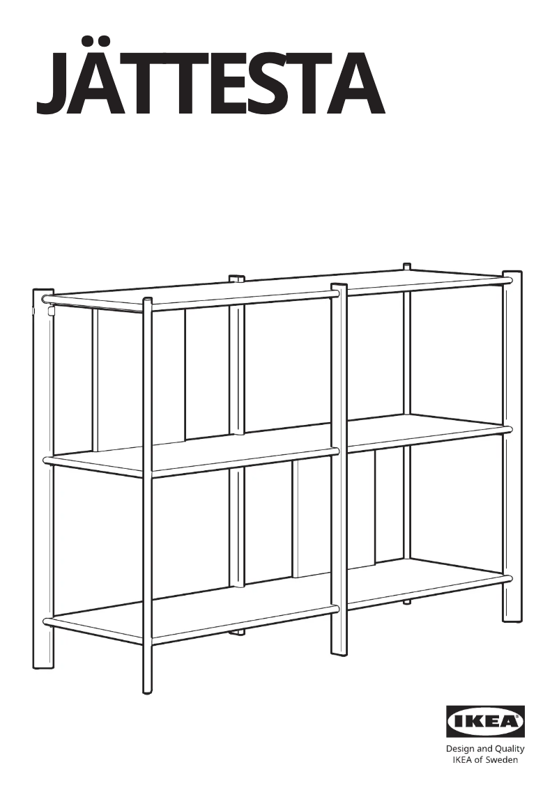 Imagen de la primera página del manual del dispositivo JÄTTESTA 005.219.05