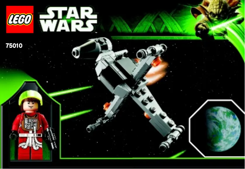 Page 1 de la notice Manuel utilisateur Lego B-Wing Starfighter (TM) & Endor (TM)