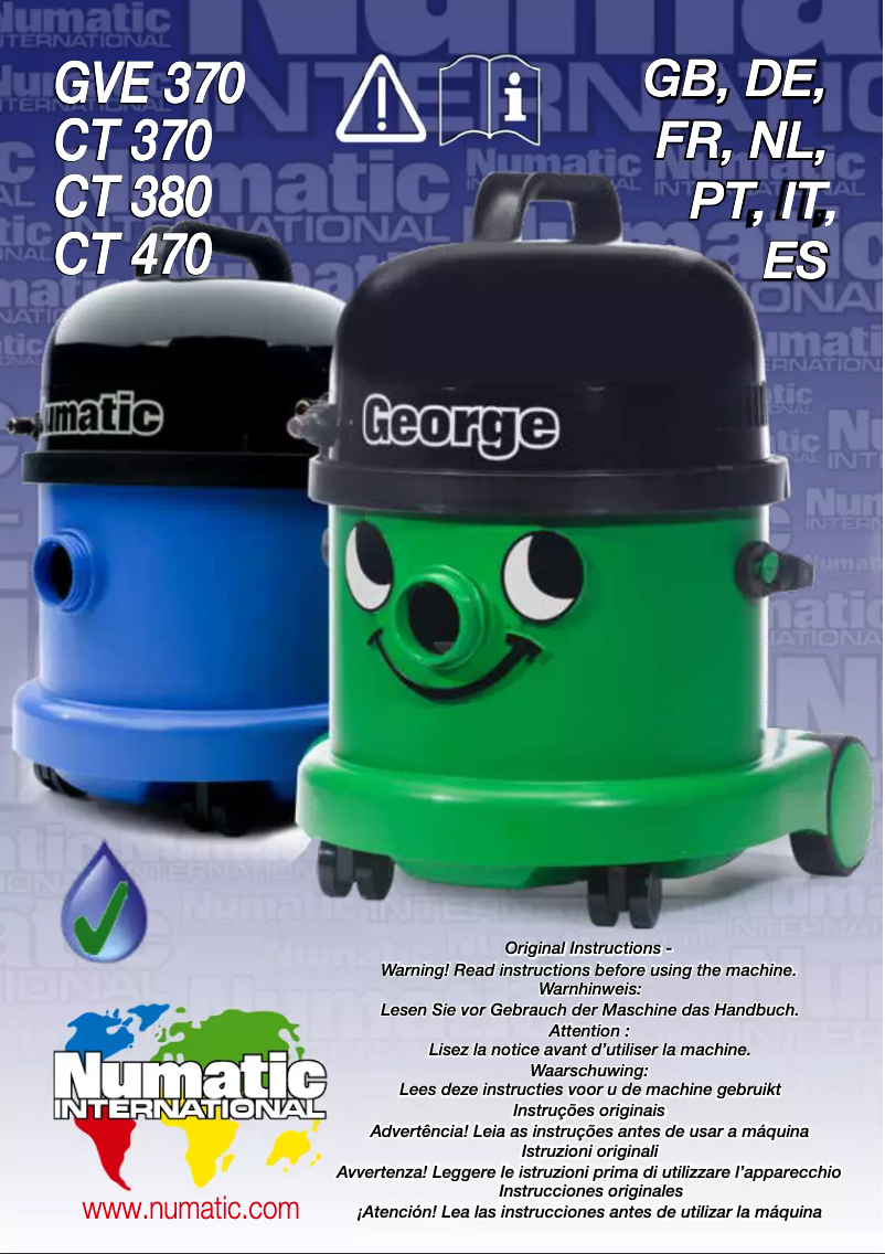 Image de la première page du manuel de l'appareil George GVE372-2