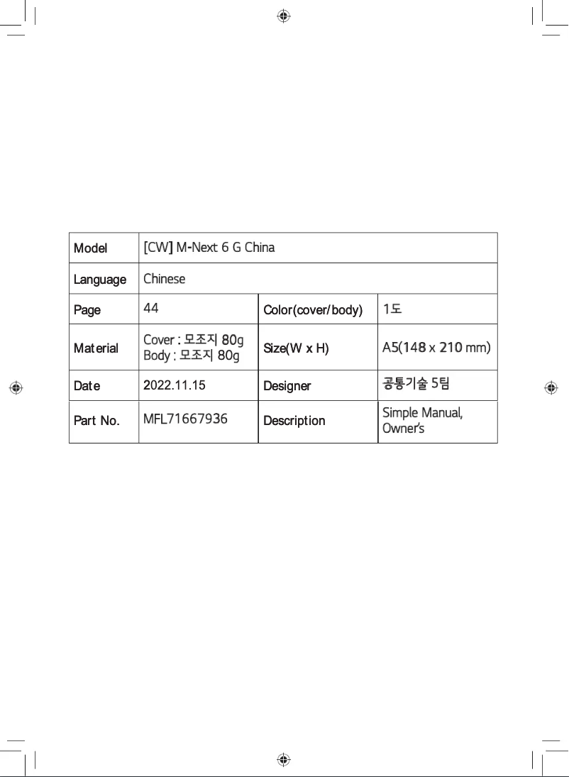 Page 1 de la notice Manuel utilisateur LG F621GE65B