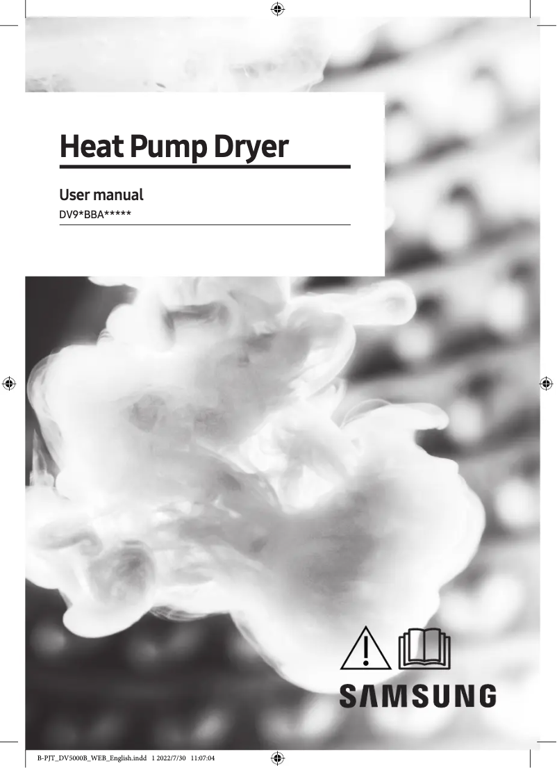 Page 1 de la notice Manuel utilisateur Samsung DV91BBA245AW