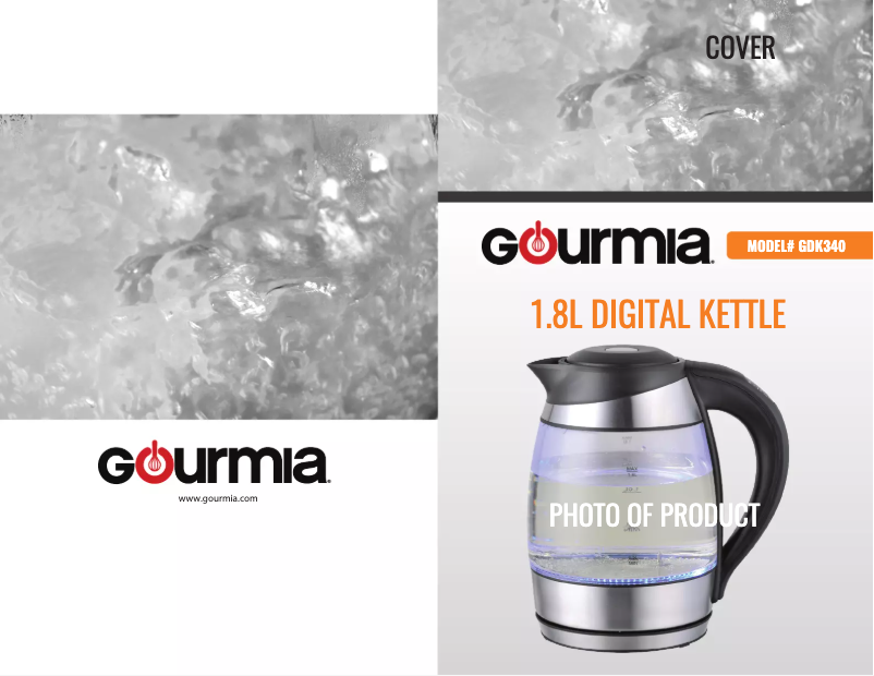 Page n°1 - Manuel utilisateur Gourmia GDK340