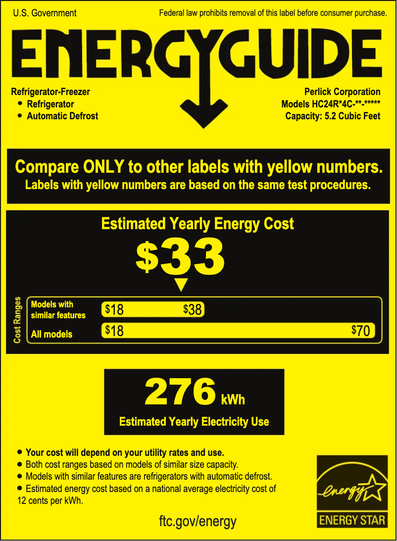 Página 1 del manual Manual de instrucciones Perlick HC24RO-4-2R