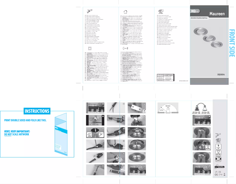 Page n°1 - Manuel utilisateur XQ-lite XQ0804