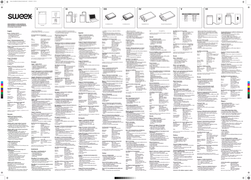 Page 1 de la notice Manuel utilisateur Sweex SW5000PB002U