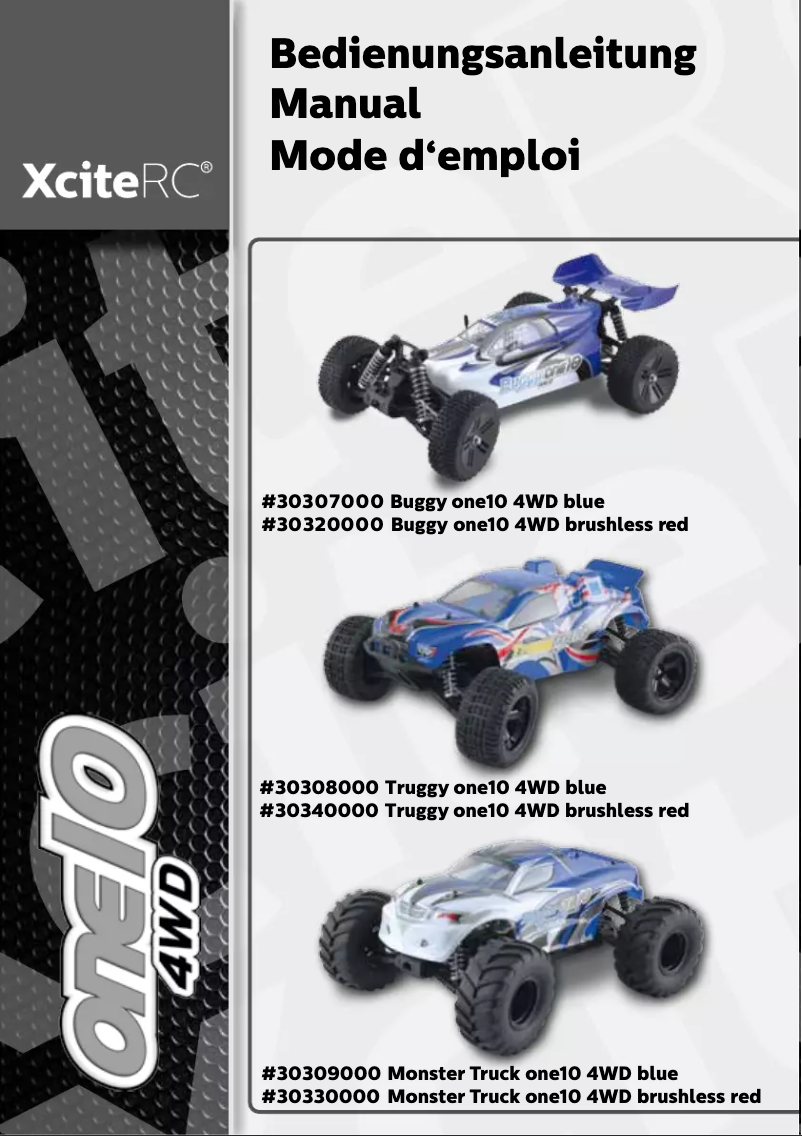 Image de la première page du manuel de l'appareil Buggy one10