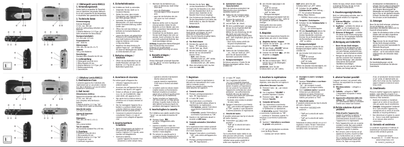 Image de la première page du manuel de l'appareil KH 4111