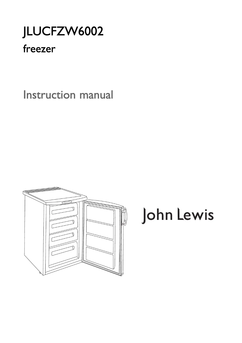 Página 1 del manual Manual de usuario John Lewis JLUCFZW 6002