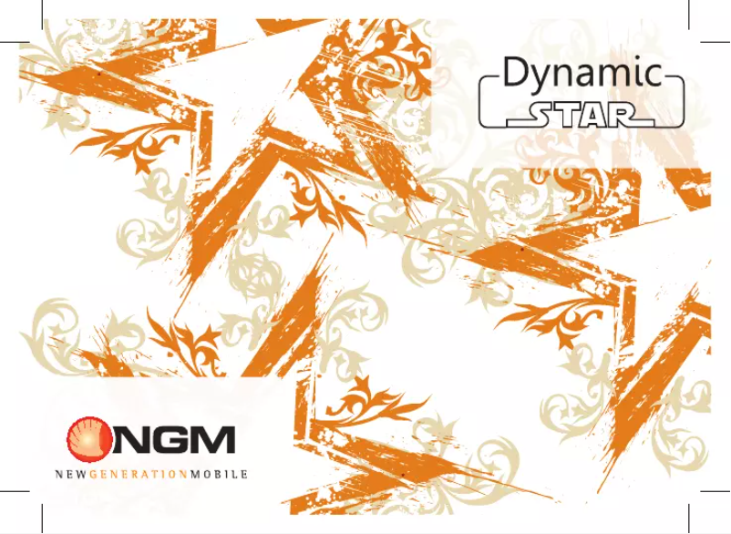 Image de la première page du manuel de l'appareil Dynamic Star