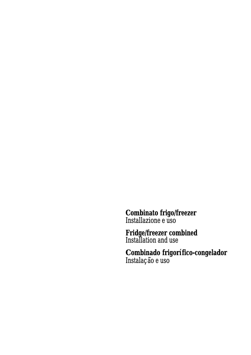 Page n°1 - Manuel utilisateur Ariston Thermo BCO-M40 IX