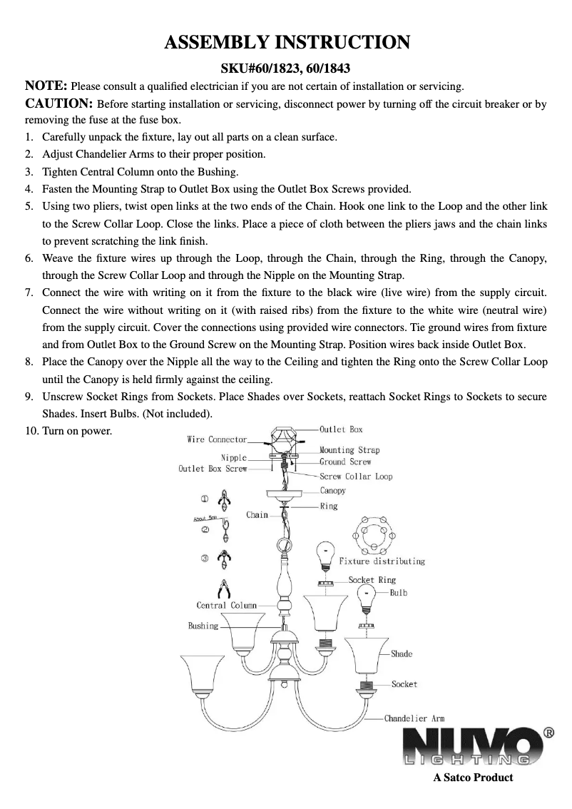Página 1 del manual Manual de usuario NUVO Dupont 60/1843