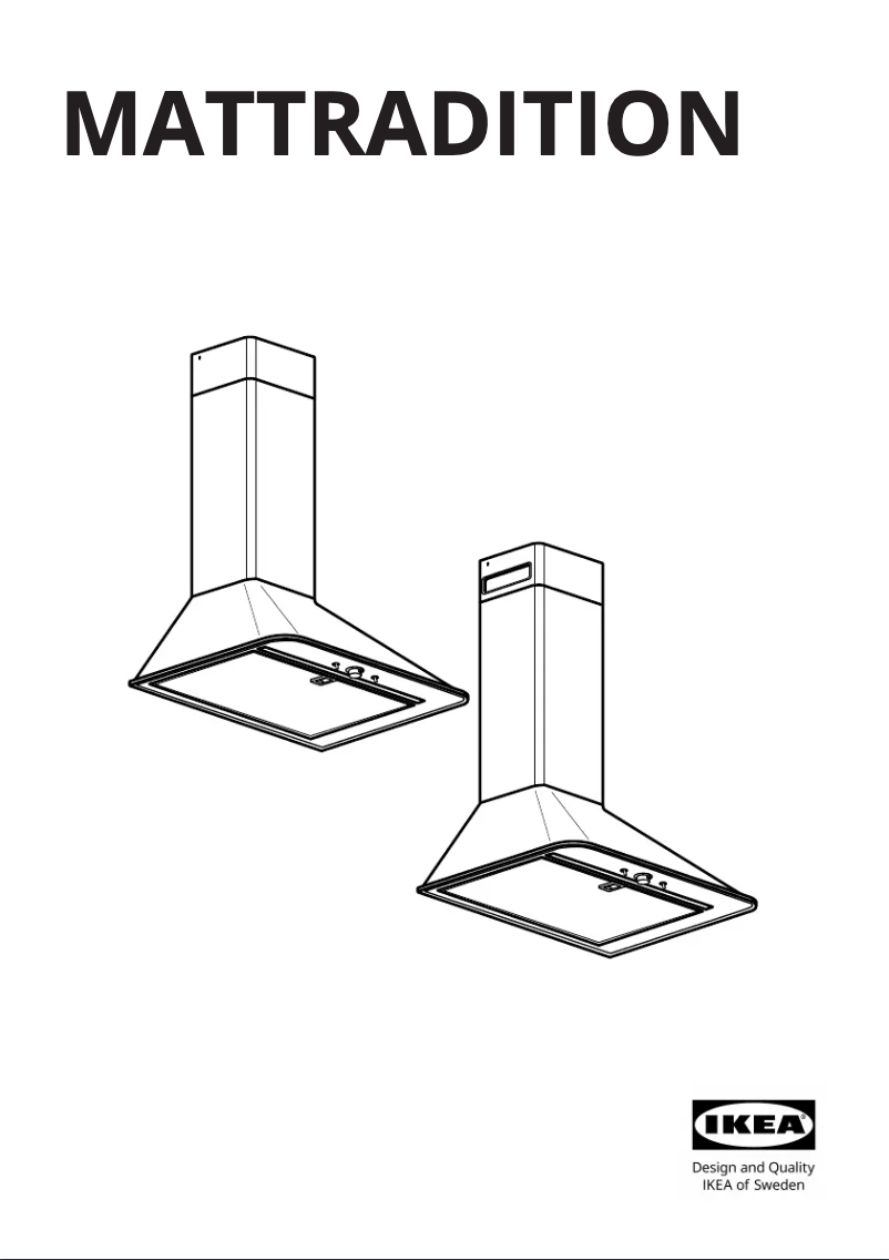 Image de la première page du manuel de l'appareil MATTRADITION 503.923.31