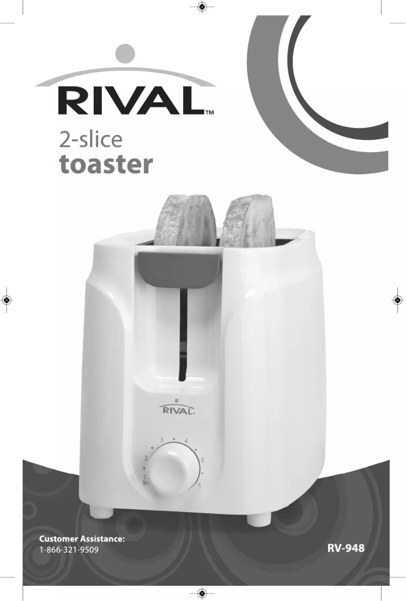 Page 1 de la notice Manuel utilisateur Rival RV-948