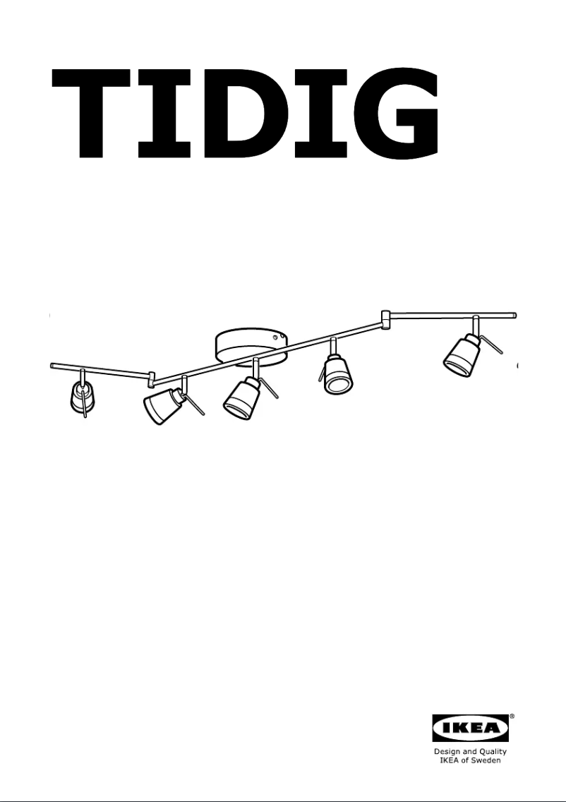 Image de la première page du manuel de l'appareil TIDIG