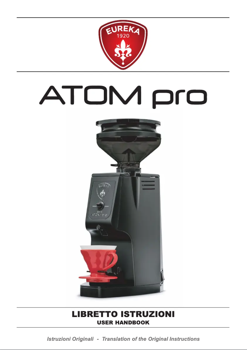 Page 1 de la notice Manuel utilisateur Eureka Atom Pro