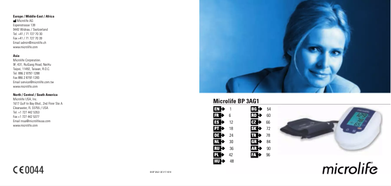 Image de la première page du manuel de l'appareil 3AG1