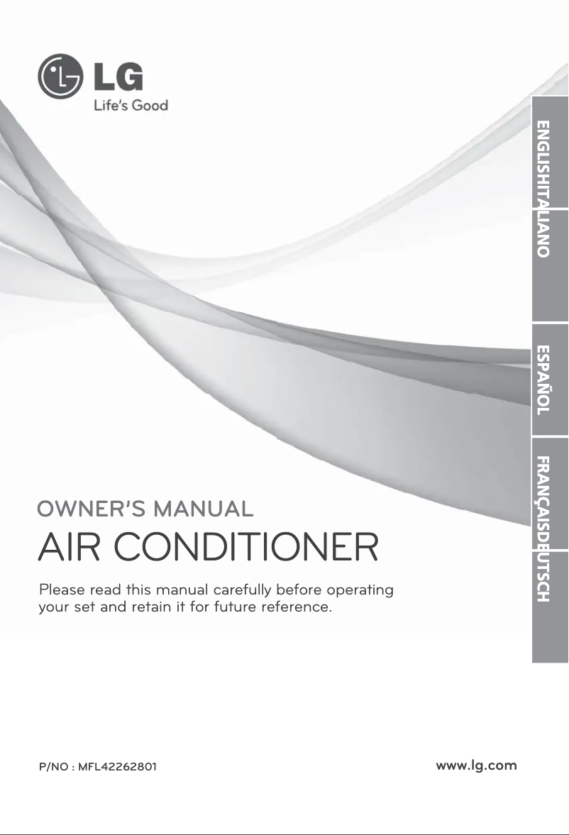 Page 1 de la notice Manuel utilisateur LG C09AWV