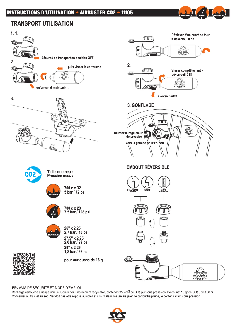 Image de la première page du manuel de l'appareil Airbuster CO2
