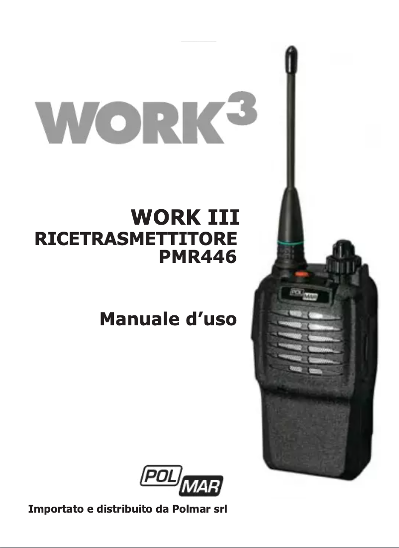 Page n°1 - Manuel utilisateur Polmar Work 3