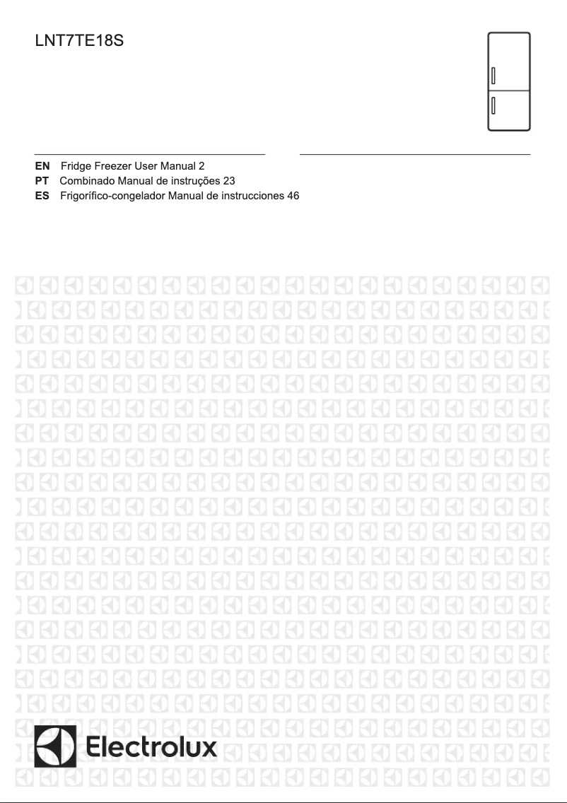 Page 1 de la notice Manuel utilisateur Electrolux LNT7TE18S