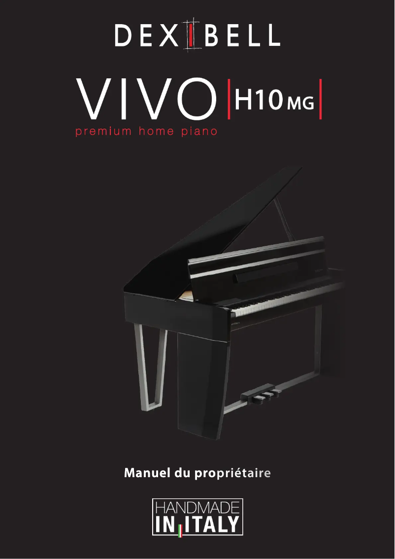 Page n°1 - Manuel utilisateur Dexibell VIVO H10MG