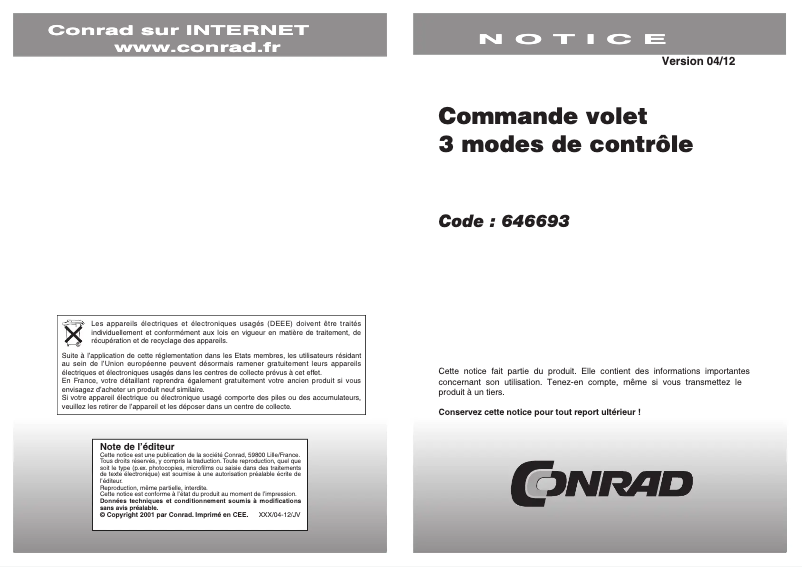 Page 1 de la notice Manuel utilisateur Kaiser Nienhaus Tastor Mercato