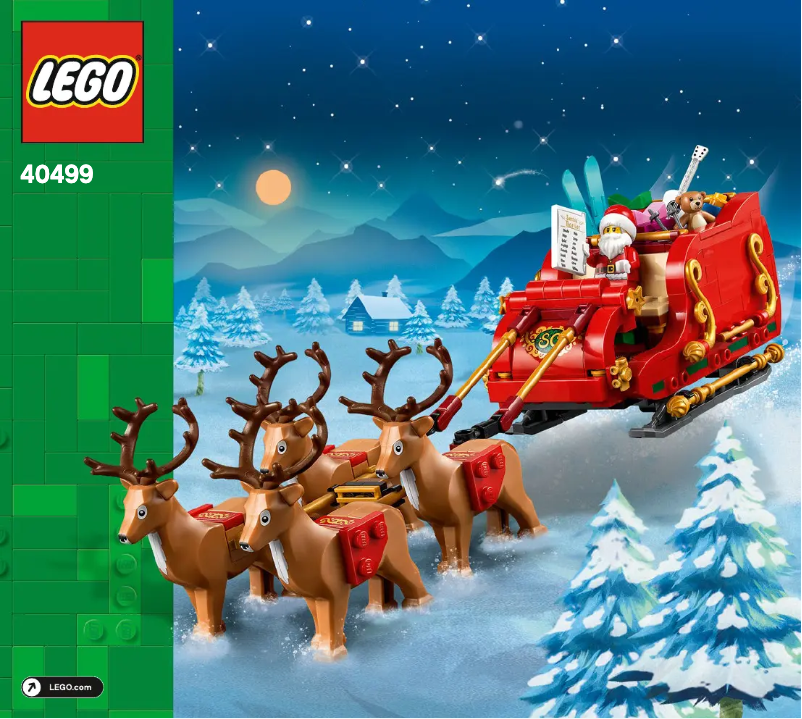 Page n°1 - Manuel utilisateur Lego Holiday 40499