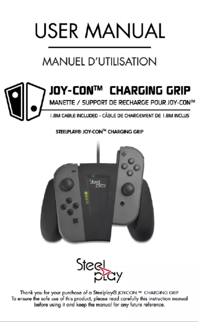 Página 1 del manual Manual de usuario Steelplay Joy-Con