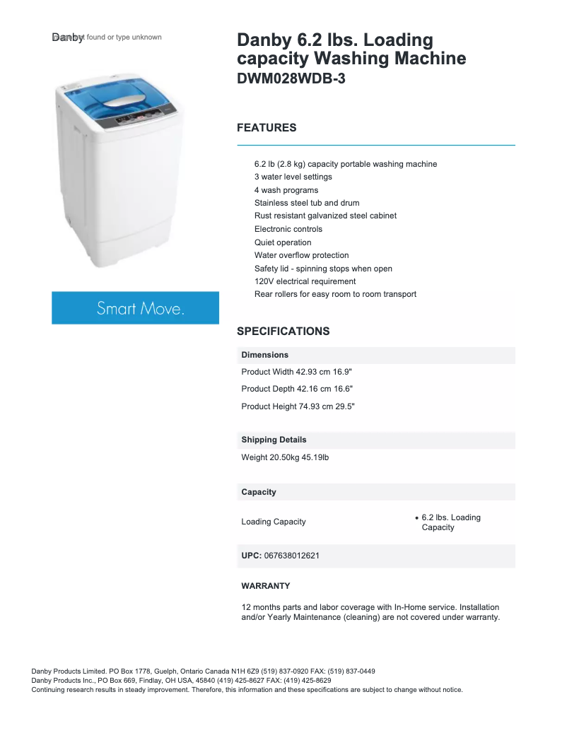 Imagen de la primera página del manual del dispositivo DWM028DB-3
