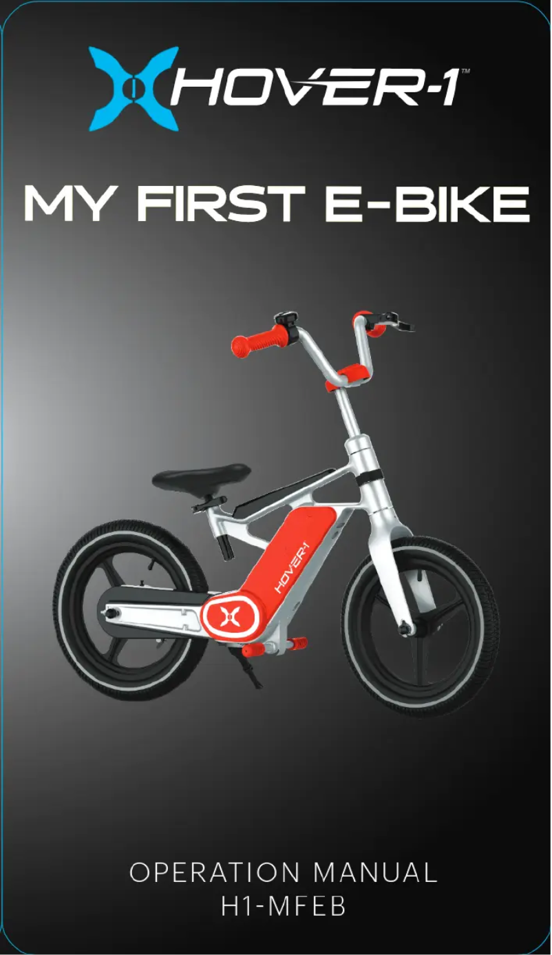 Page 1 de la notice Manuel utilisateur Hover-1 My First E-Bike