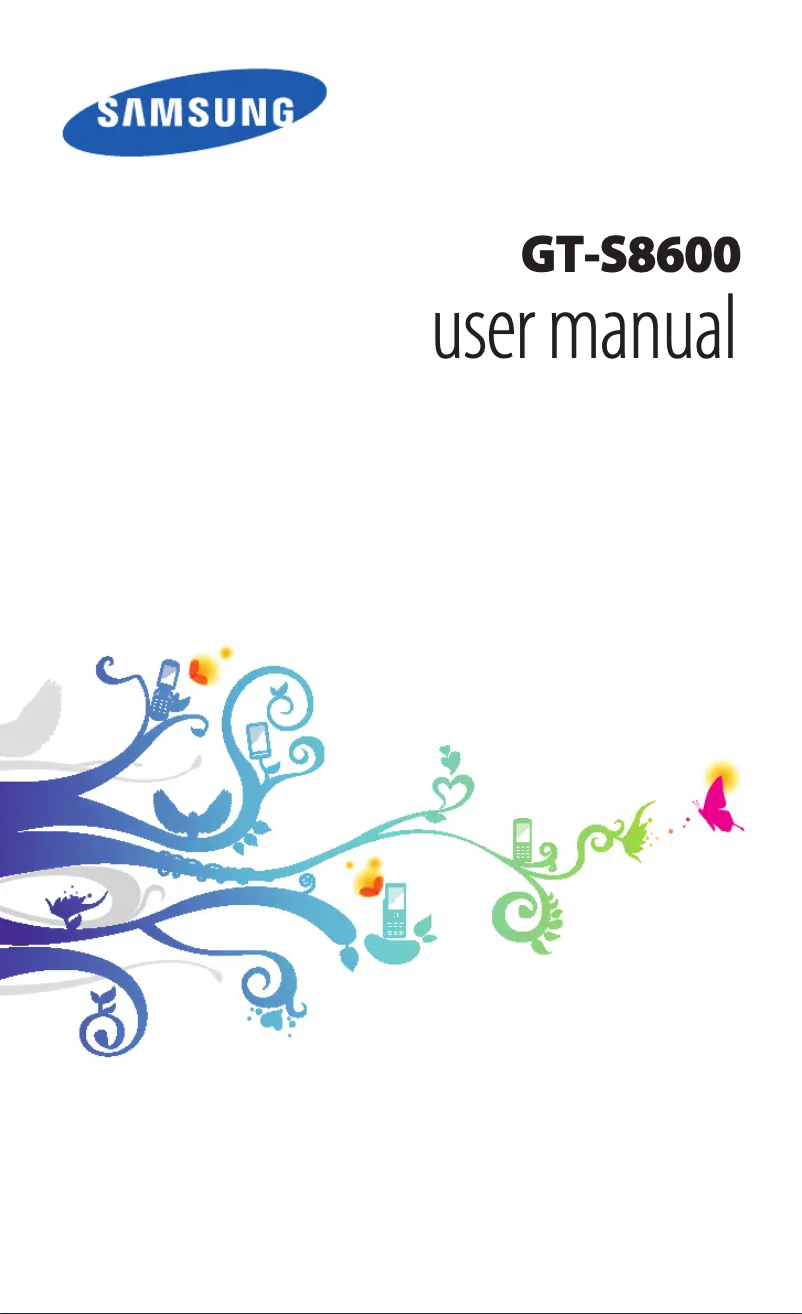 Image de la première page du manuel de l'appareil Galaxy Wave 3 GT-S8600