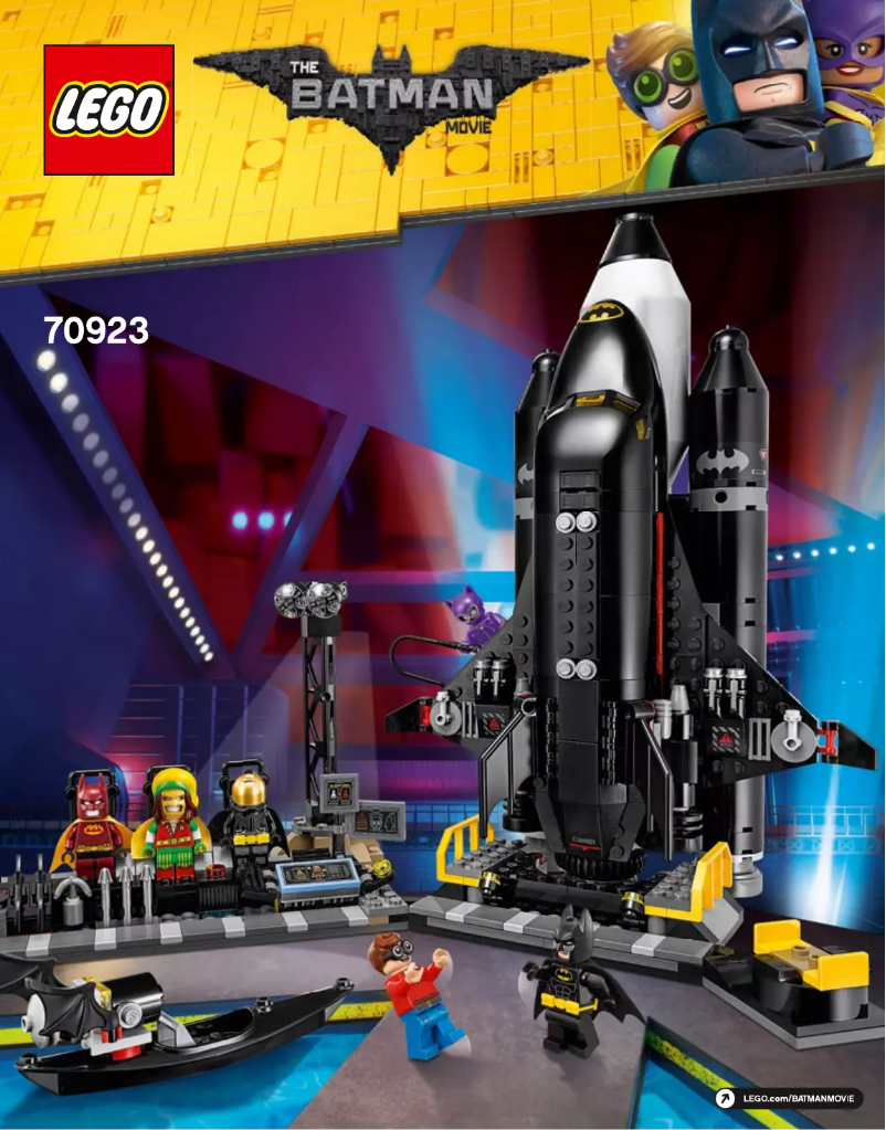 Page 1 of the manual User Manual Lego Batman Movie 70923