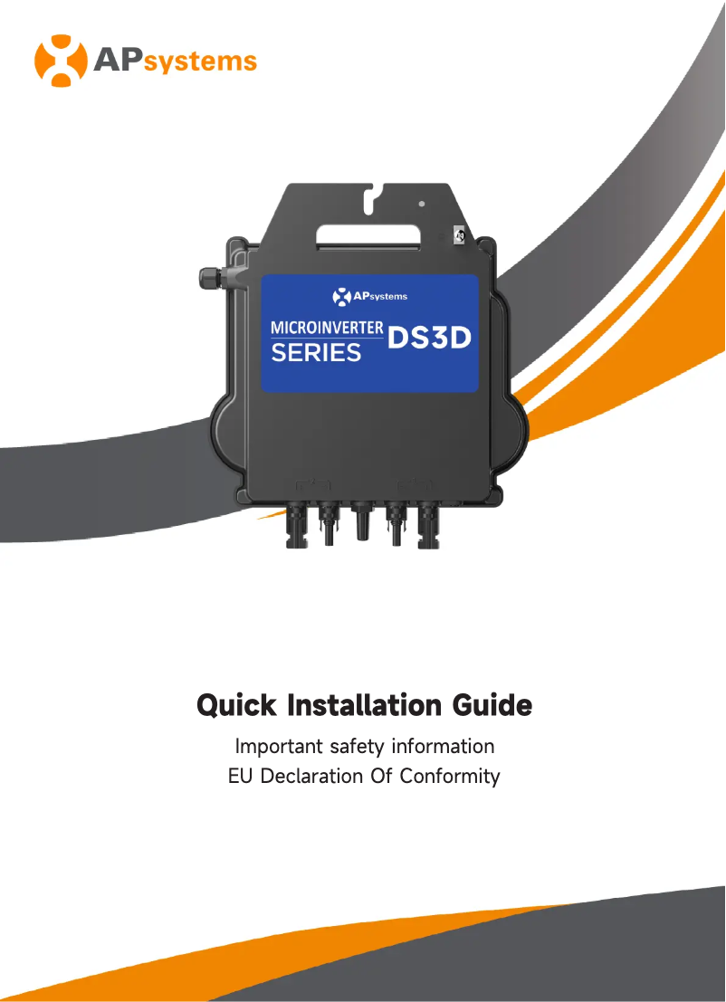 Image de la première page du manuel de l'appareil DS3D