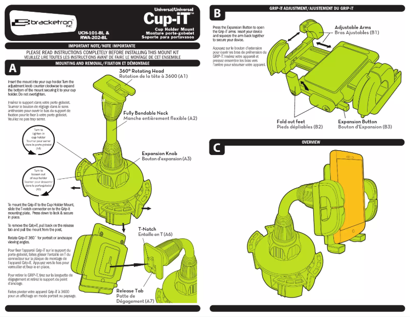 Image de la première page du manuel de l'appareil Cup-iT