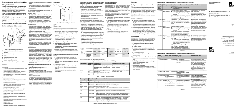 Page n°1 - Instructions / montage Berker 85341288