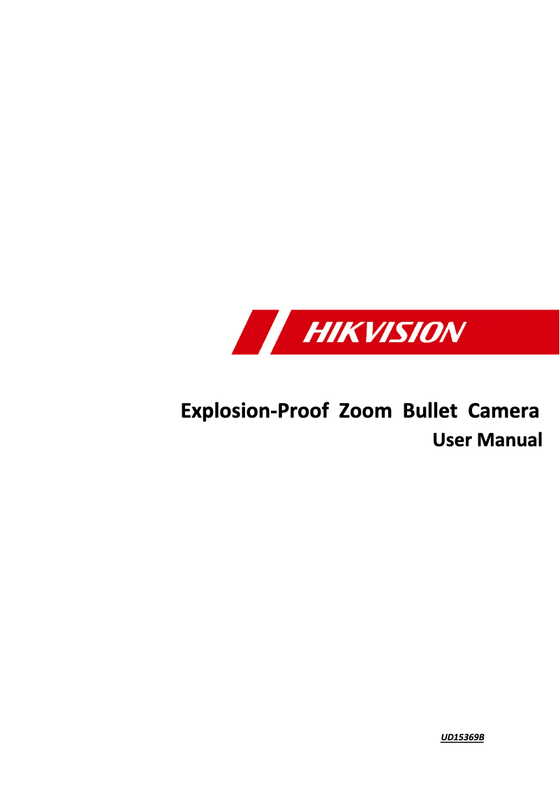 Page 1 de la notice Manuel utilisateur Hikvision DS-2DB4223I-CX(WE316L)