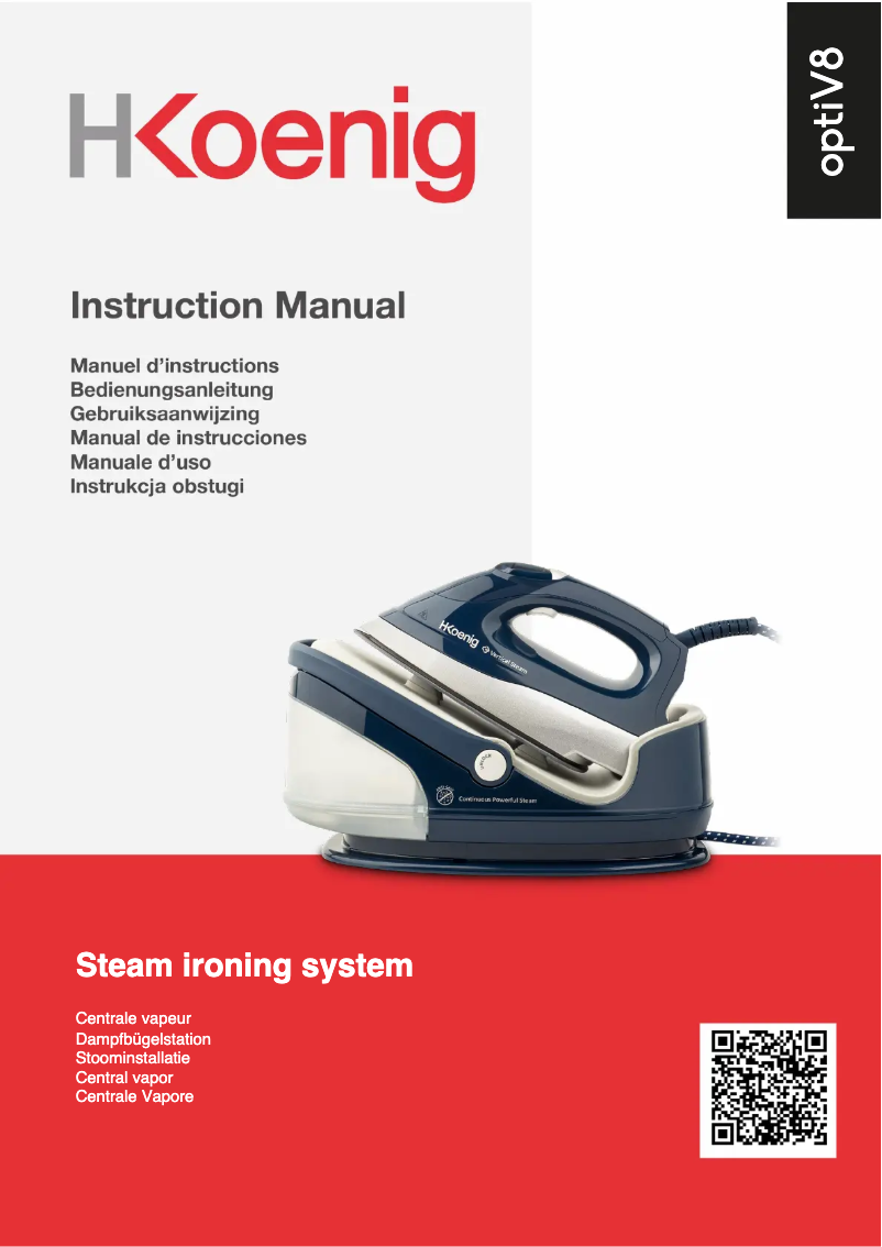 Imagen de la primera página del manual del dispositivo OptiV8