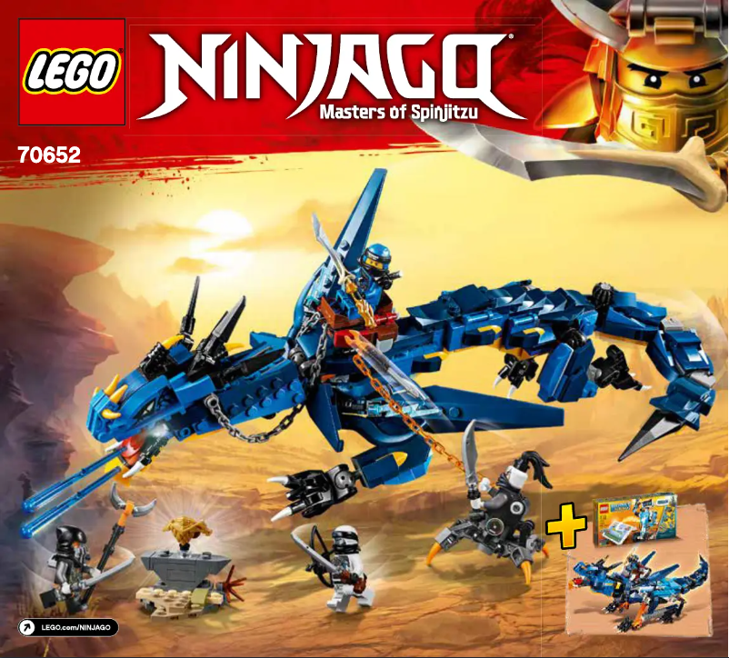 Imagen de la primera página del manual del dispositivo Ninjago 70652