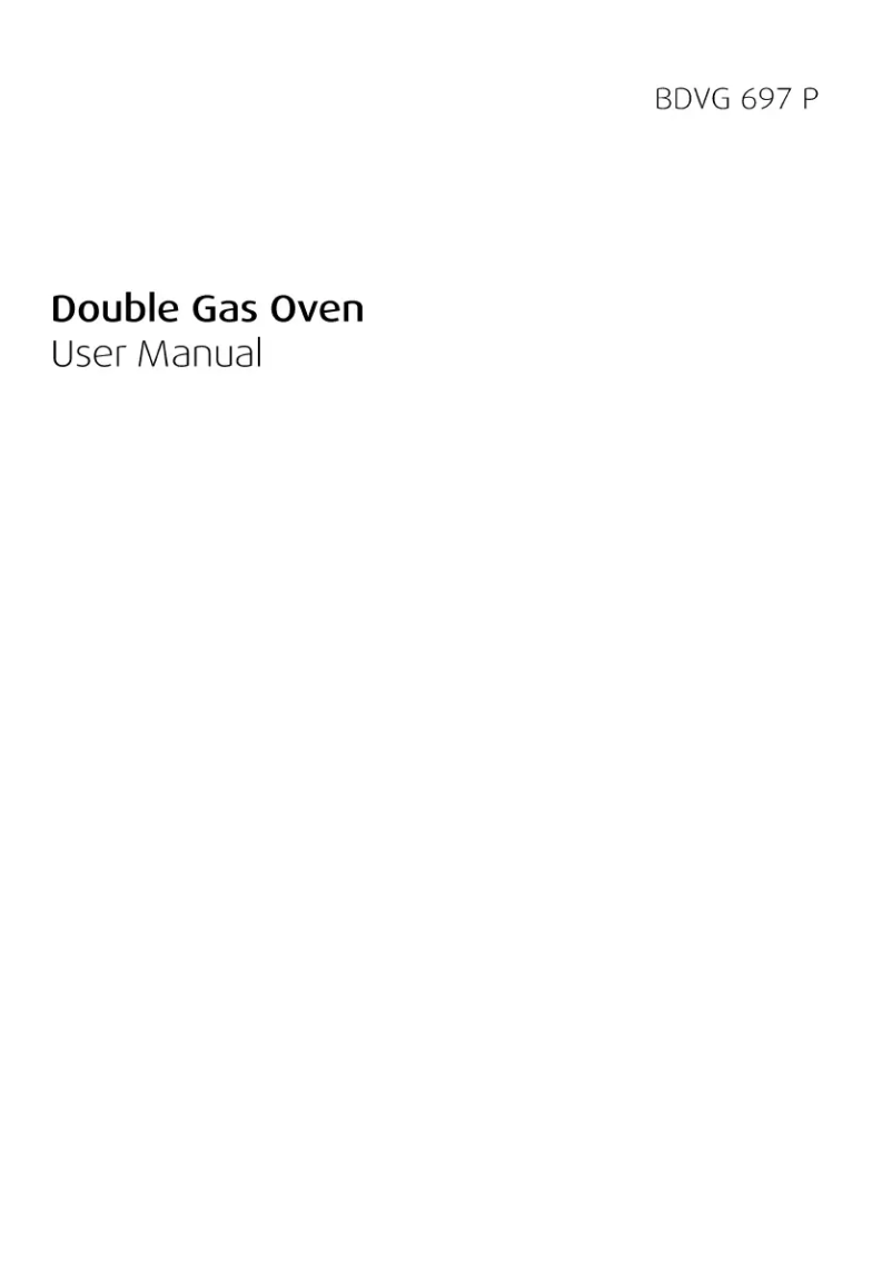 Page 1 de la notice Manuel utilisateur Beko BDVG697WP